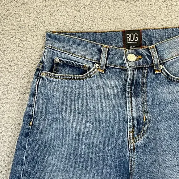BDG Baggy Jeans 25 Wide Leg High Rise Y2K Skater Grunge Denim Urban Outfitters - Picture 2 of 11